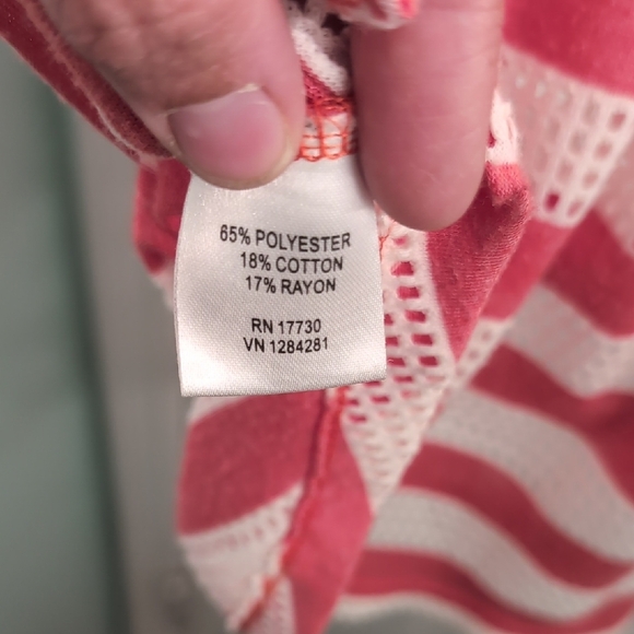 Converse Red and White Relaxed Short Sleeve Tee - Picture 6 of 7